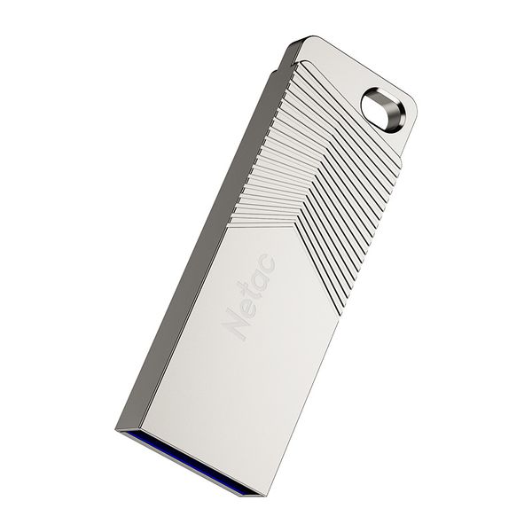 USB Netac UM1 128GB Pearl Nickel (USB 3.2, Flash Drive, 150MB/s)