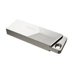 USB Netac UM1 64GB Pearl Nickel (USB 3.2, Flash Drive, 150MB/s)