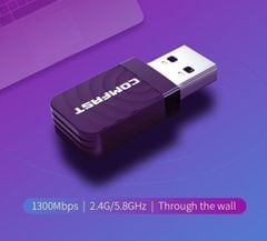 USB THU WIFI COMFAST CF-812AC 1300Mbps (2.4Ghz/5Ghz) Chính Hãng