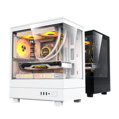 Vỏ Case DARKFLASH DB330M M-ATX Trắng GLASS