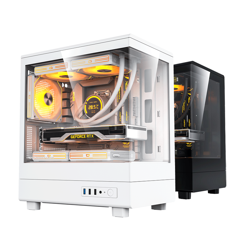 Vỏ Case DARKFLASH DB330M M-ATX Đen GLASS