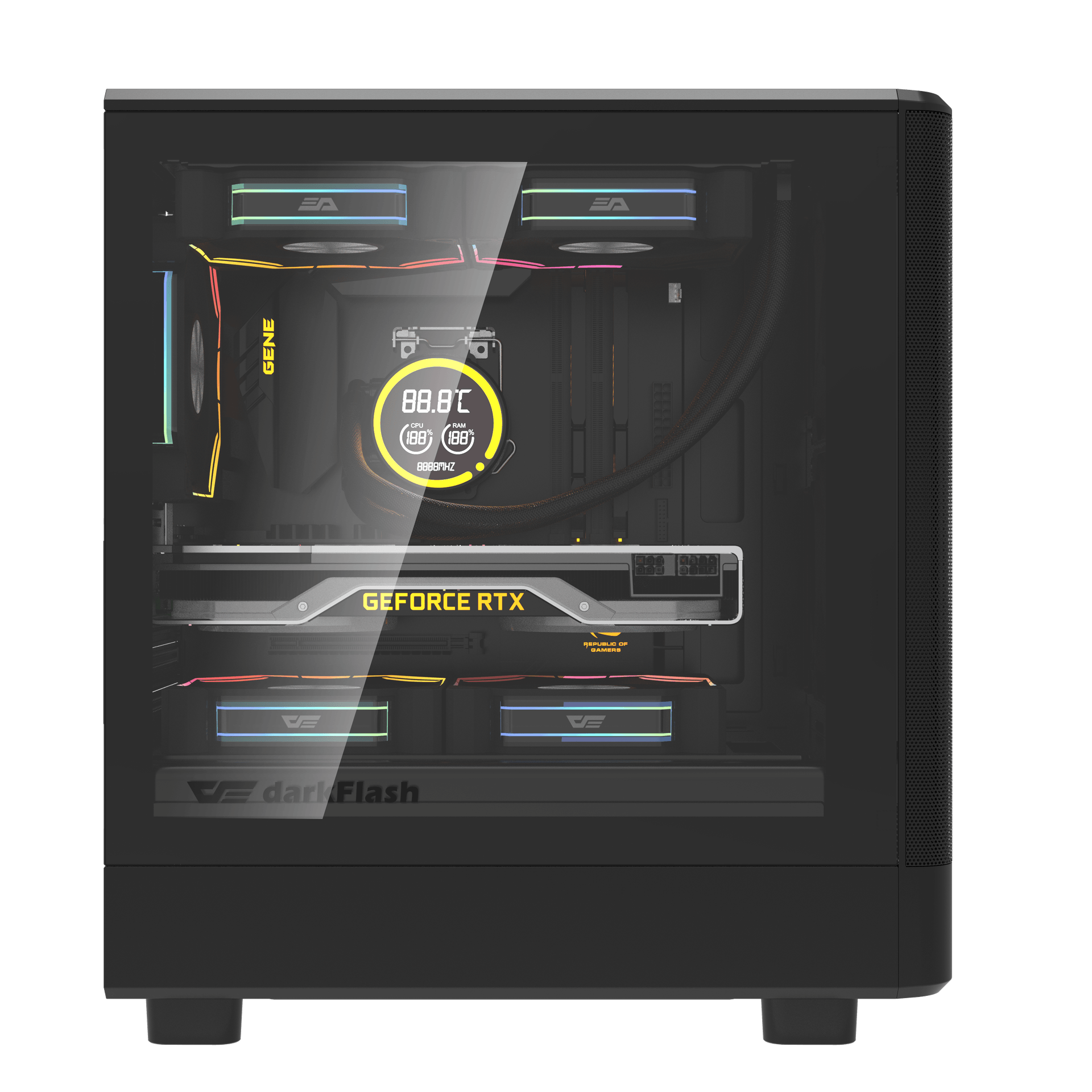 Vỏ Case DARKFLASH DB330M M-ATX Đen MESH