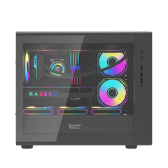 Vỏ Case DARKFLASH DB460M Đen Sẵn 4Fan
