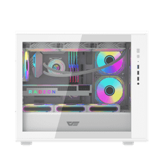 Vỏ Case DARKFLASH DB460M Trắng Sẵn 4Fan