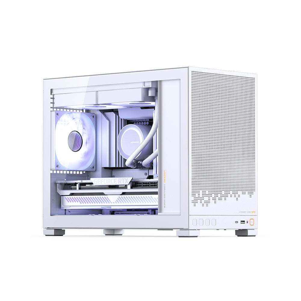 Vỏ Case Jonsbo D32 STD White (MINI Matx, Màu Trắng)