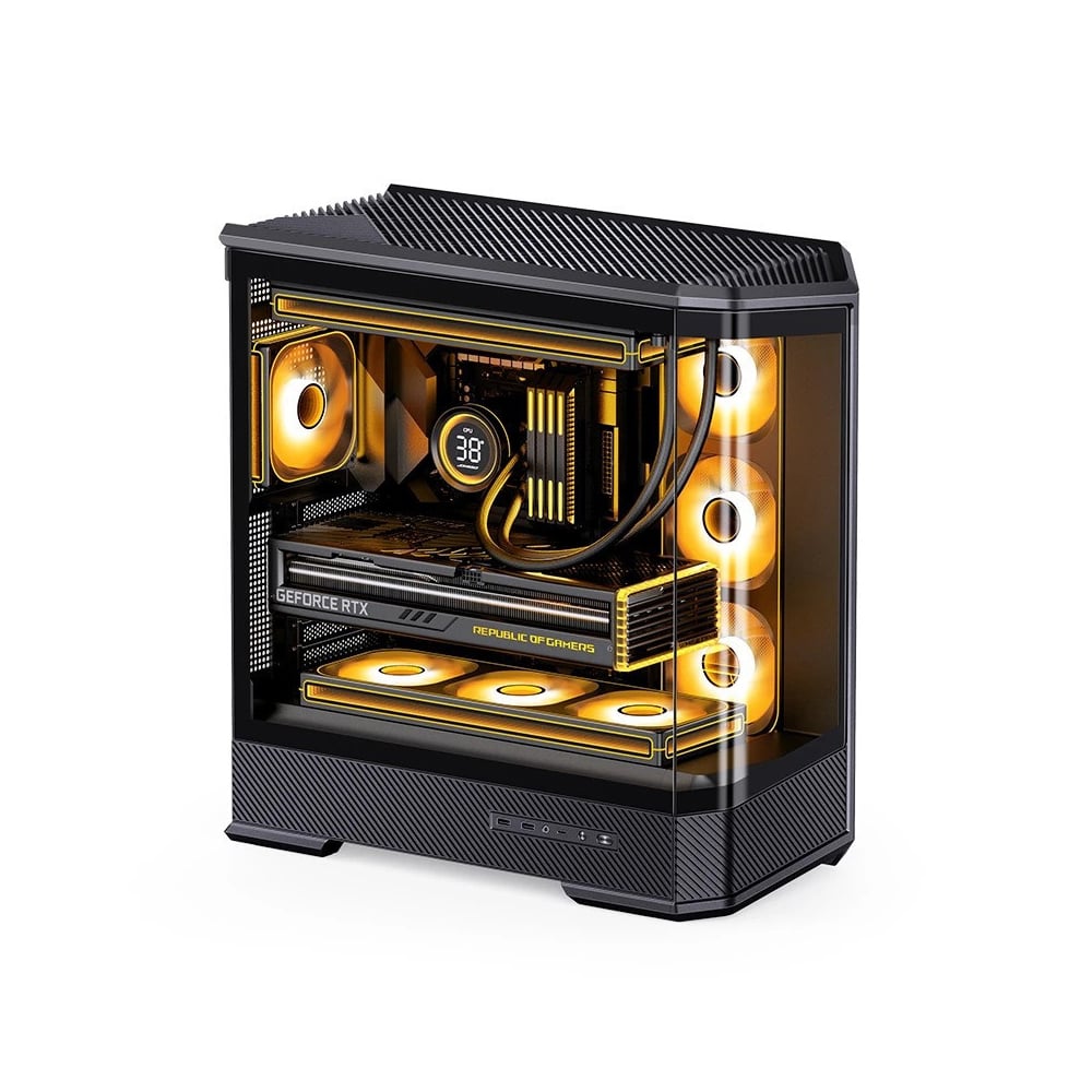 Vỏ case Jonsbo D400 ATX Đen