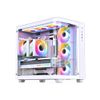 Vỏ case Jonsbo TK-3 White (ATX,Mid Tower,Màu Trắng,Kính Cong)