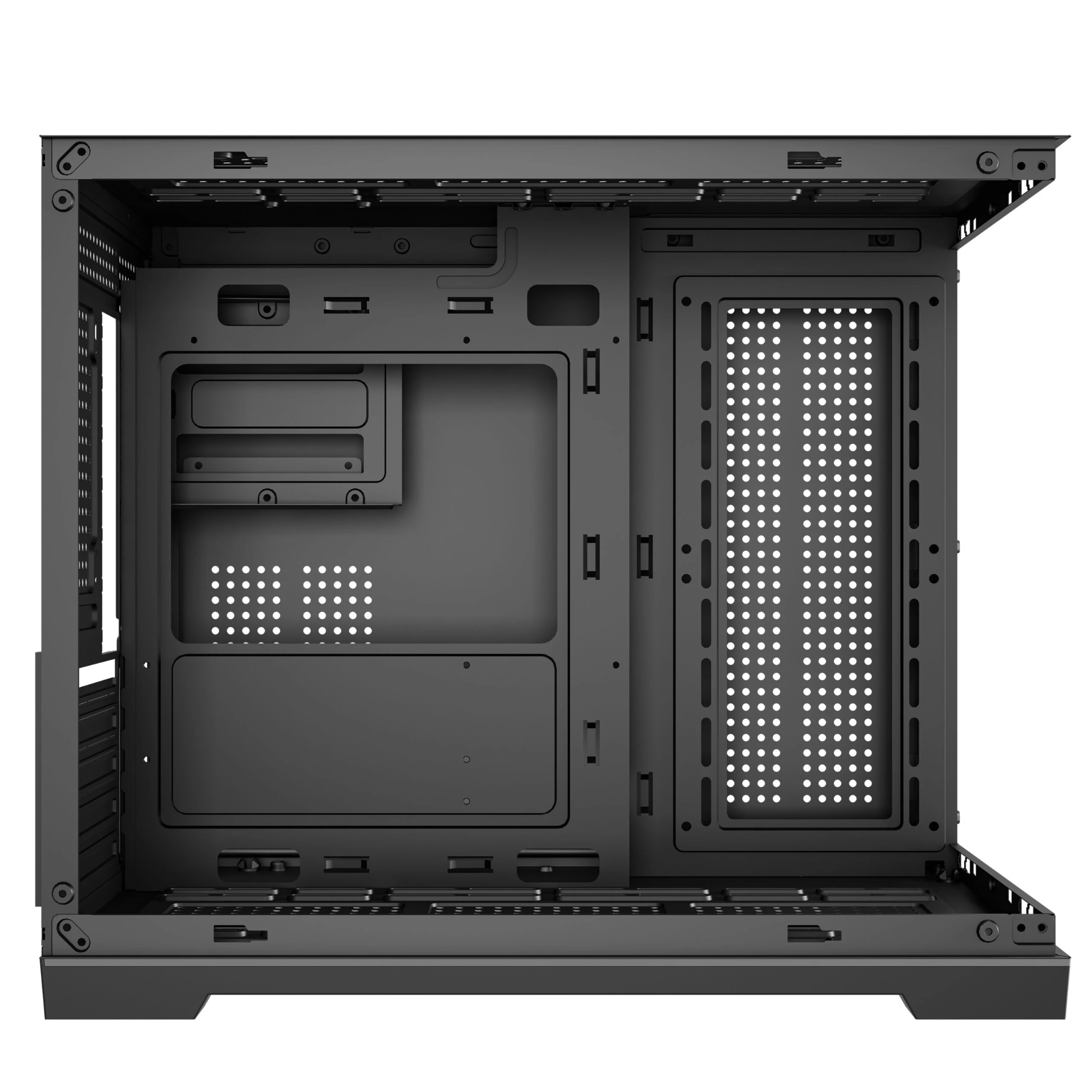 Vỏ Case MAGIC GM-06L PRO M-ATX, SẴN DẢI LED RGB OR ARGB Đen