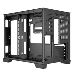 Vỏ Case MAGIC GM-06L PRO M-ATX, SẴN DẢI LED RGB OR ARGB Đen