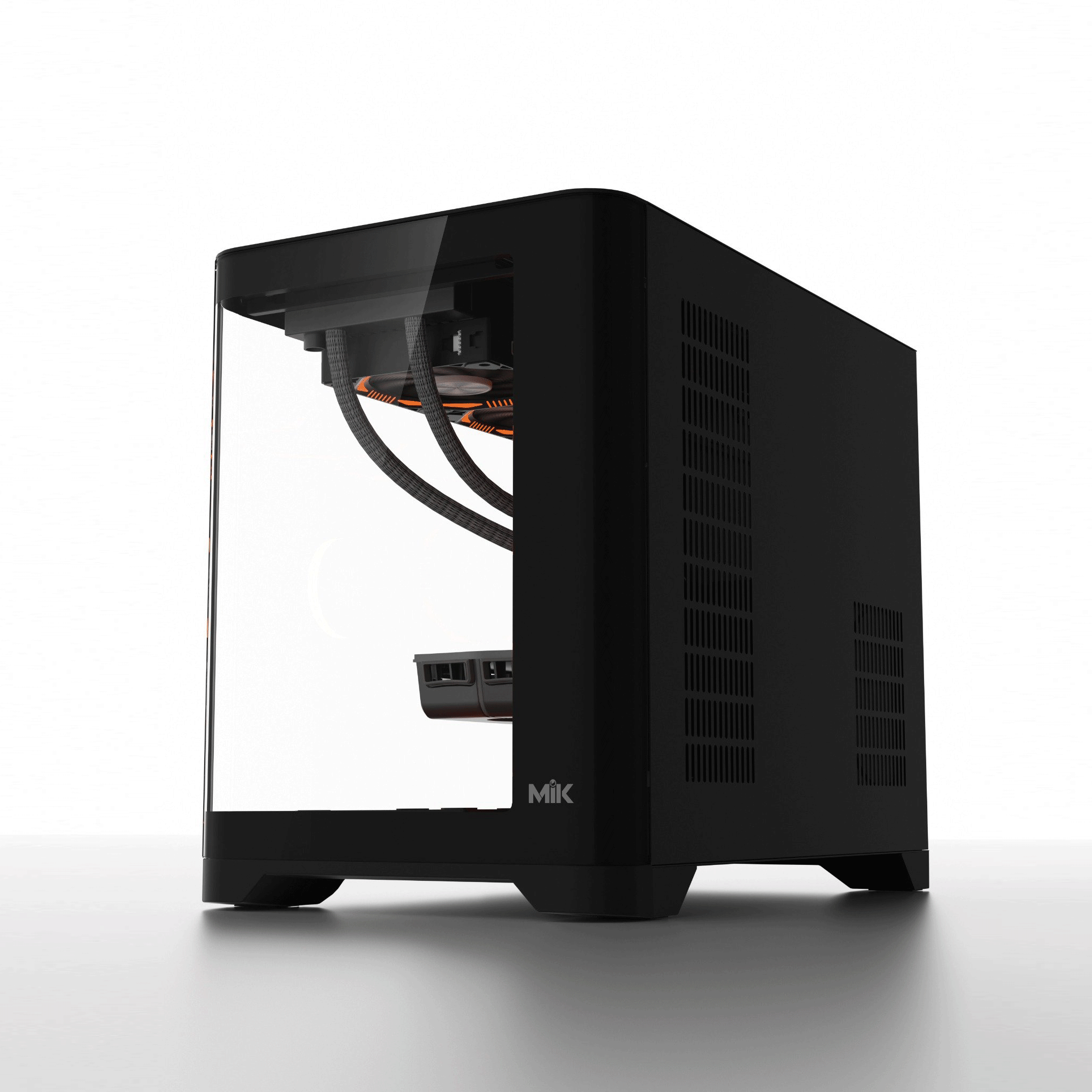 Vỏ Case MIK Focalors ATX / Micro-ATX / Mini-ITX Không Kèm Fan Đen