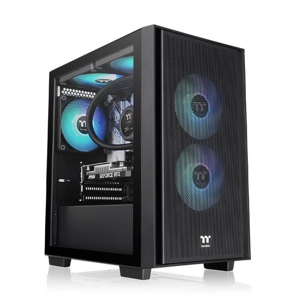 Vỏ Case Thermaltake VERSA H16 TG ARGB mATX/ITX Đen