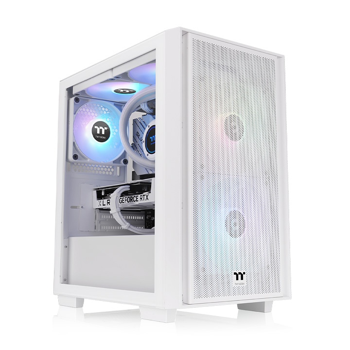 Vỏ Case Thermaltake VERSA H16 TG ARGB Snow Vỏ Case Thermaltake Versa H16 TG ARGB Snow mặt trước
