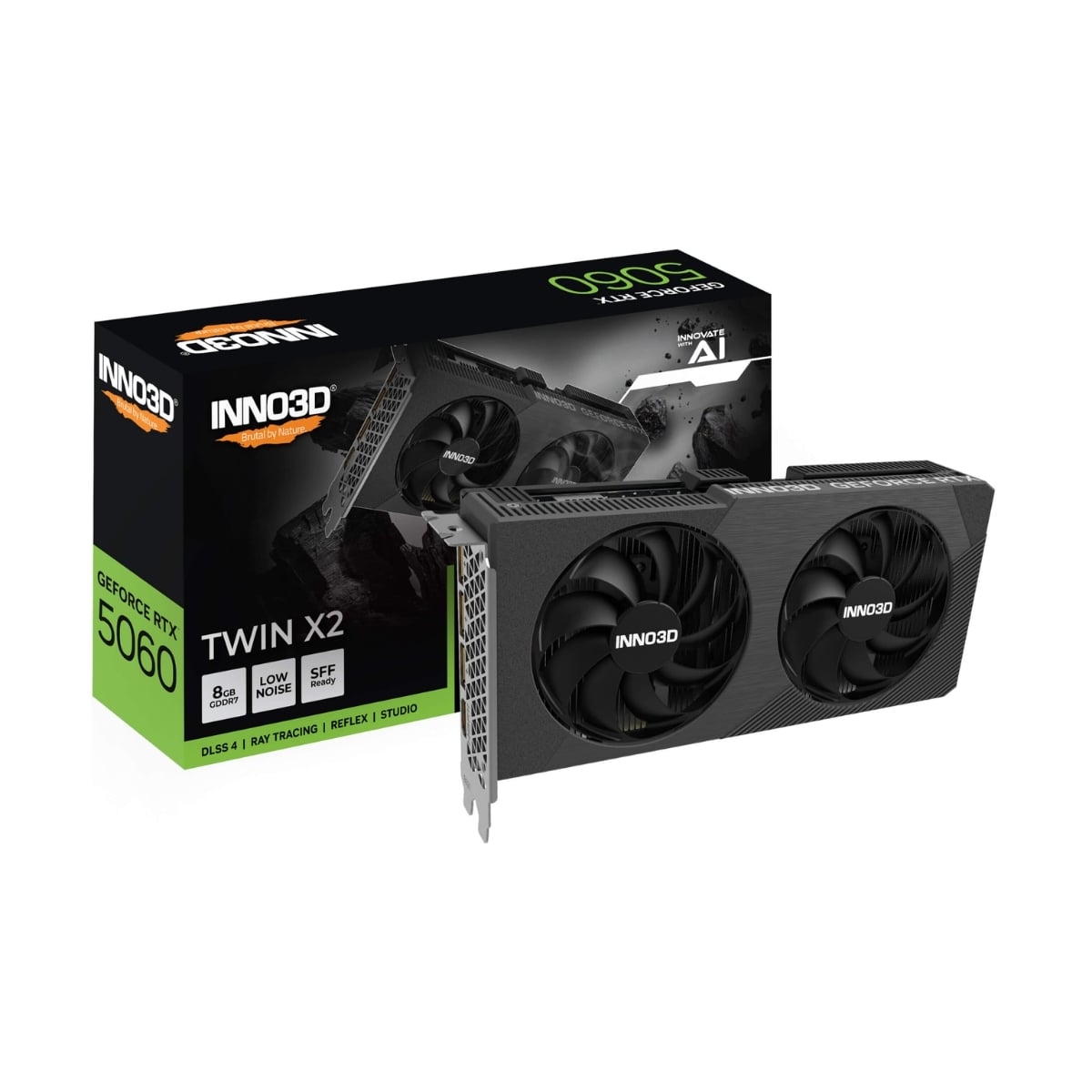 Card màn hình NVIDIA GeForce RTX 5060 INNO3D TWIN X2 | 8GB GDDR7