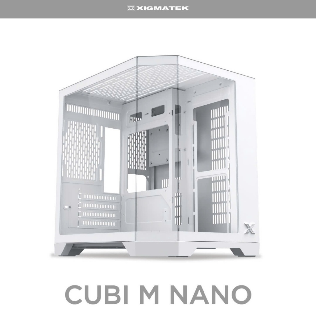 Vỏ Case Xigmatek Cubi M Nano Artic Đen