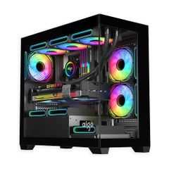 Vỏ Case AIGO C218M MATX Đen