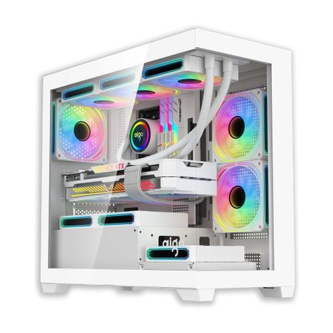 Vỏ Case AIGO C218M MATX Trắng