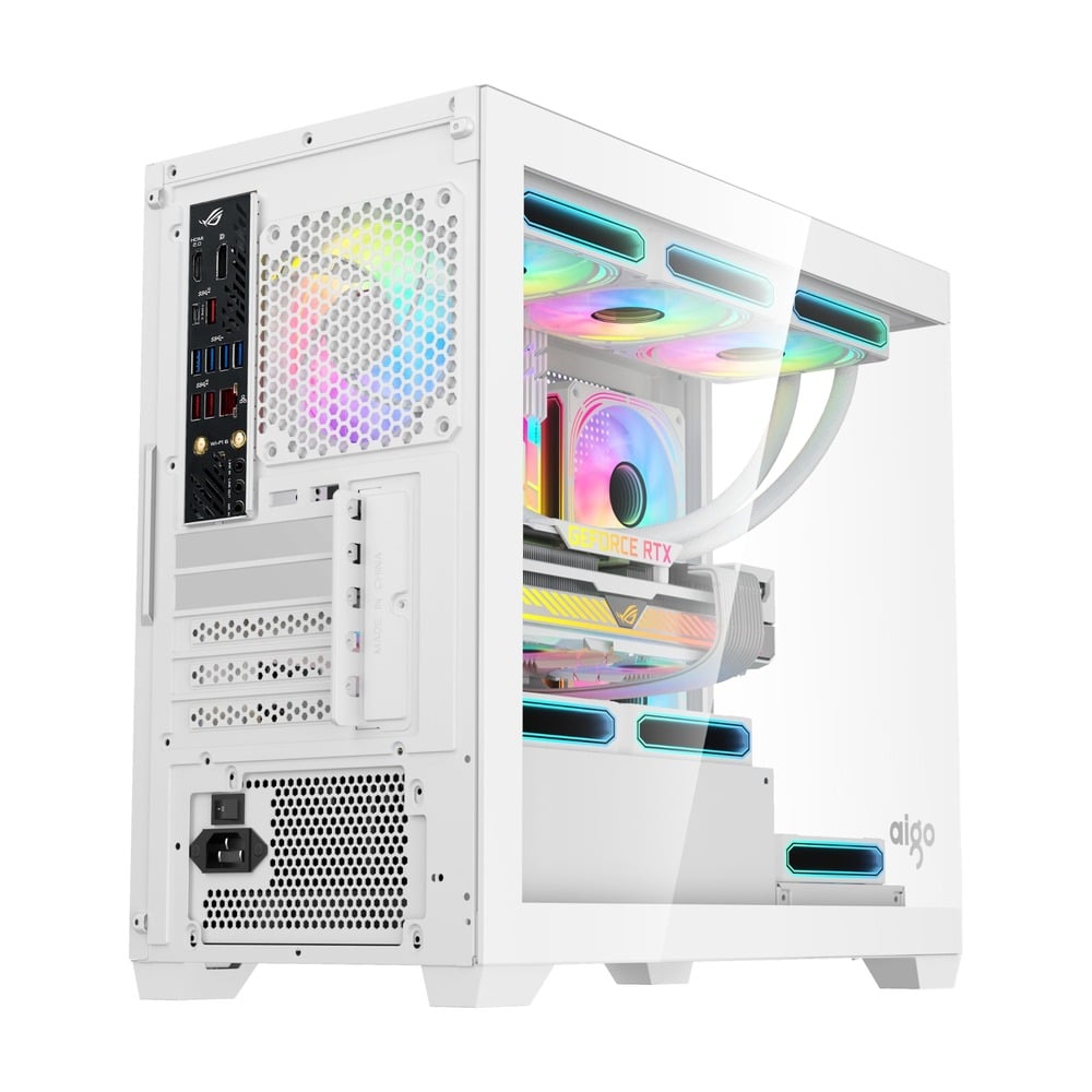 Vỏ Case AIGO C218M MATX Trắng