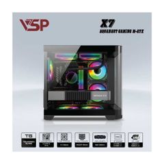 Vỏ Case AQUANAUT PRO GAMING X7 M-ATX/ITX Đen