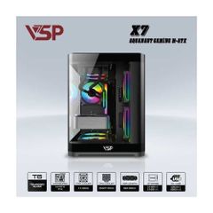 Vỏ Case AQUANAUT PRO GAMING X7 M-ATX/ITX Đen