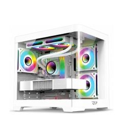 Vỏ Case AQUANAUT PRO GAMING X7 M-ATX/ITX Trắng