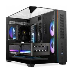 Vỏ Case Gamdias ATLAS M3M M-ATX Đen Sẵn 3 Fan ARGB