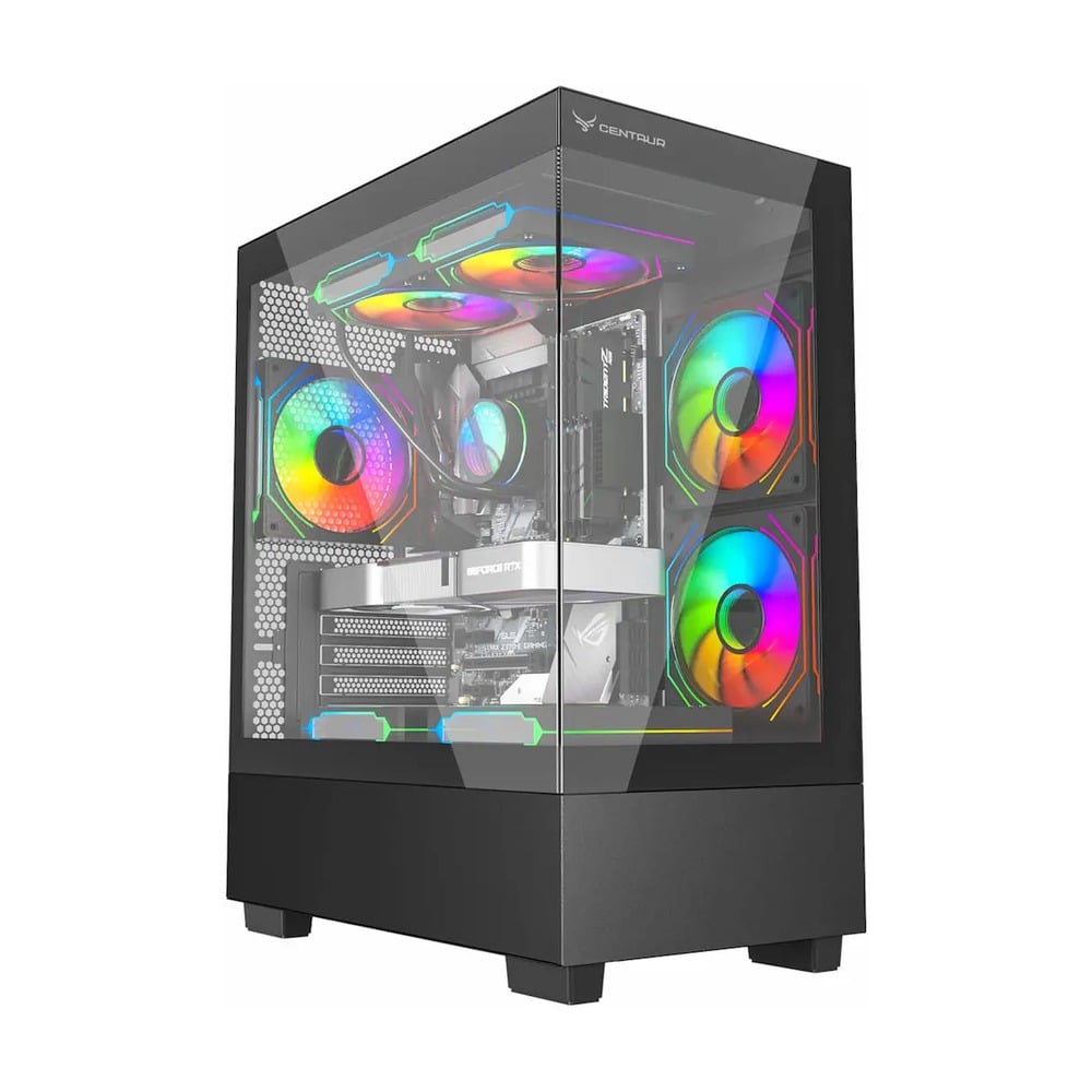 Vỏ Case CENTAUR TIMBER M-ATX/ITX Đen Lưới