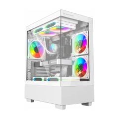 Vỏ Case CENTAUR TIMBER M-ATX/ITX Trắng Trơn