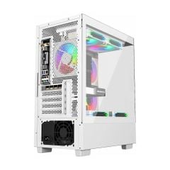 Vỏ Case CENTAUR TIMBER M-ATX/ITX Trắng Trơn