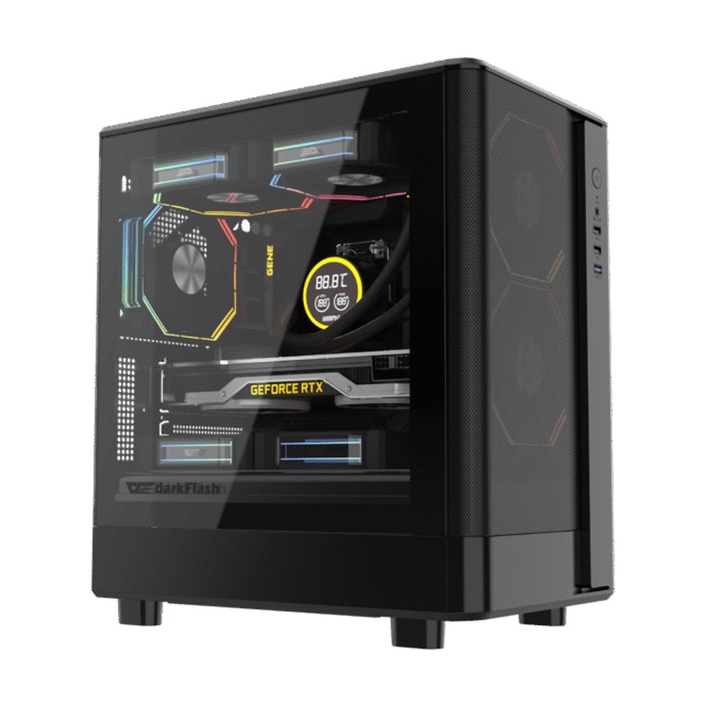 Vỏ Case darkFlash DB330M Mesh M-ATX/ITX Đen