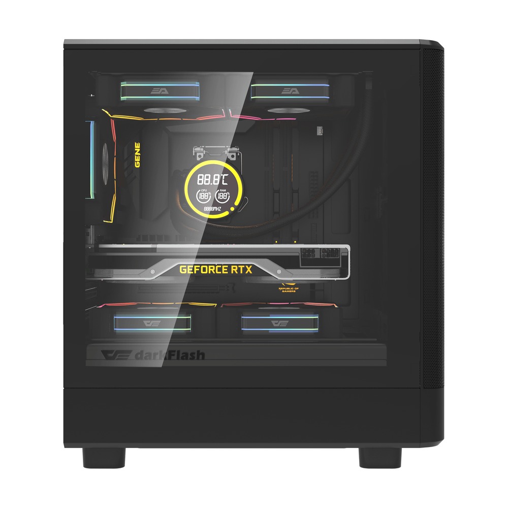 Vỏ Case darkFlash DB330M Mesh M-ATX/ITX Đen
