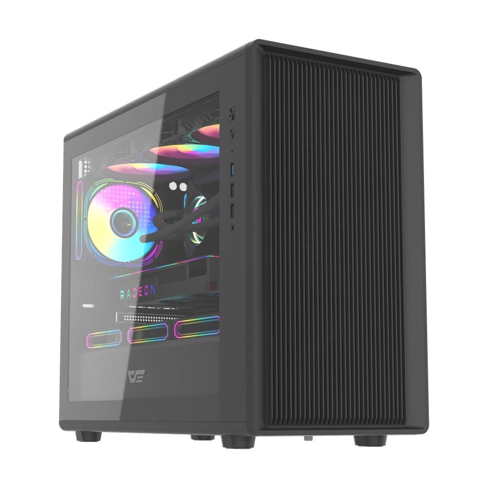 Vỏ Case DARKFLASH DB460M Đen Sẵn 4Fan