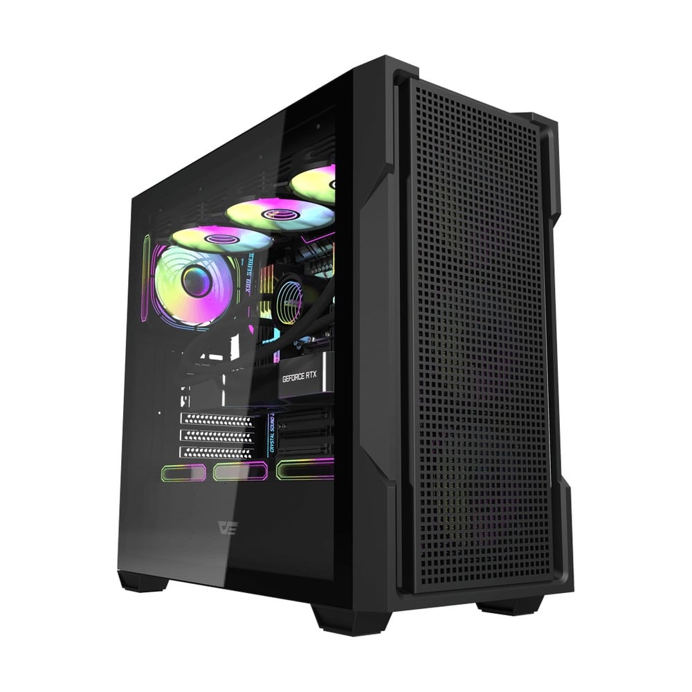 Vỏ Case DarkFlash DS900 ATX Mesh Đen