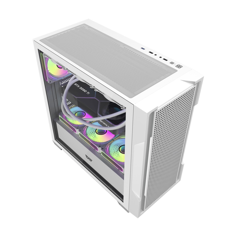 Vỏ Case DarkFlash DS900 ATX Mesh Trắng