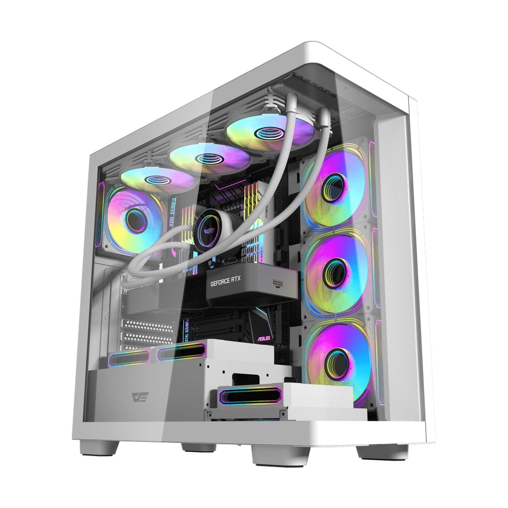 Vỏ Case DARKFLASH DS900G ATX Trắng