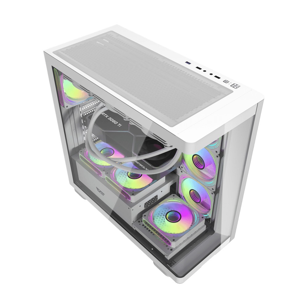 Vỏ Case DARKFLASH DS900G ATX Trắng