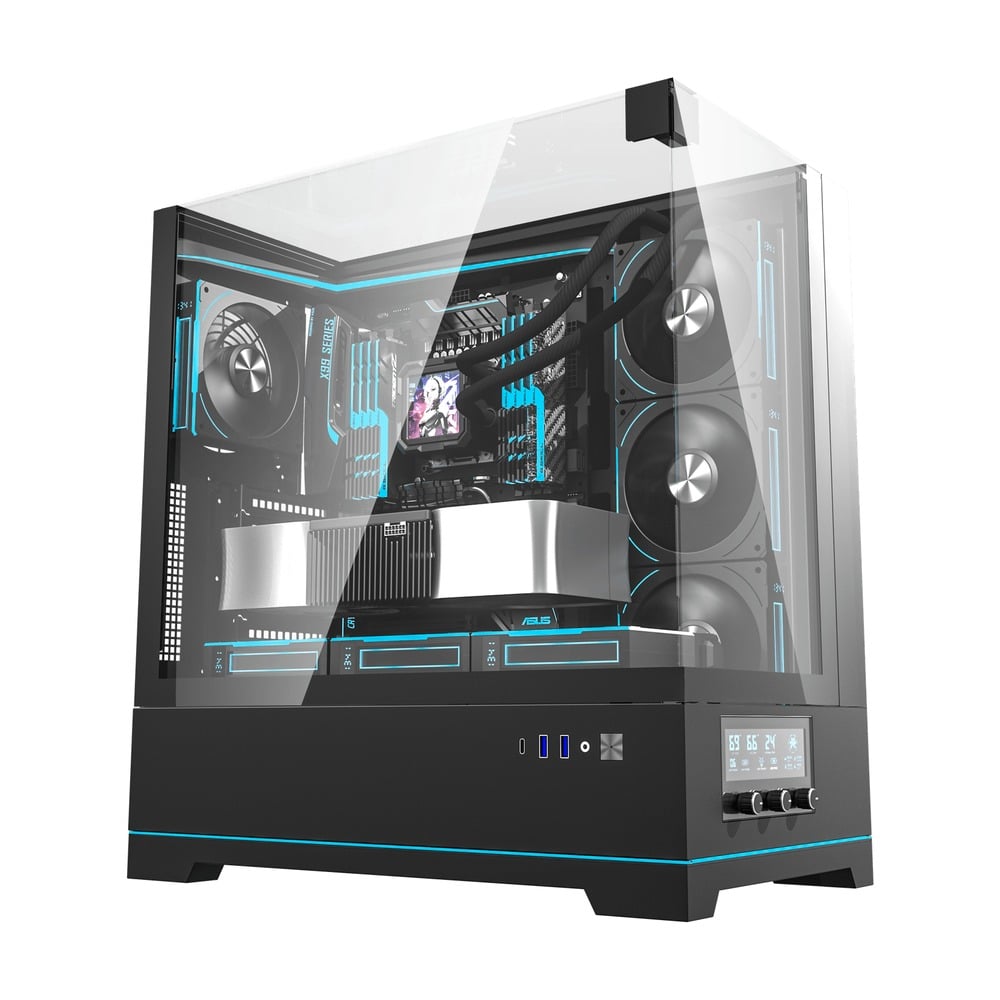 Vỏ Case DARKFLASH DY450 PRO ATX Đen