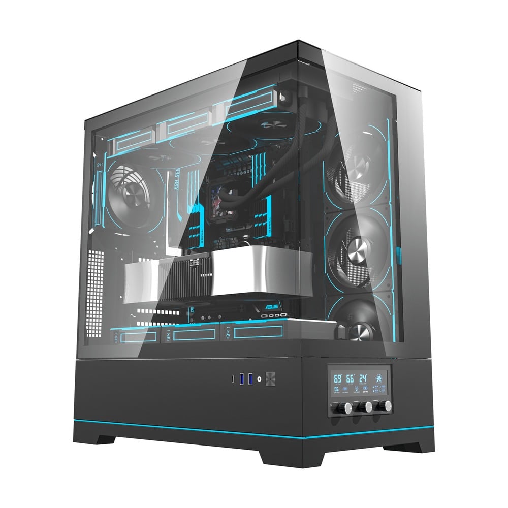 Vỏ Case DARKFLASH DY451 PRO ATX Đen