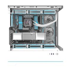 Vỏ Case DARKFLASH DY451 PRO ATX Trắng