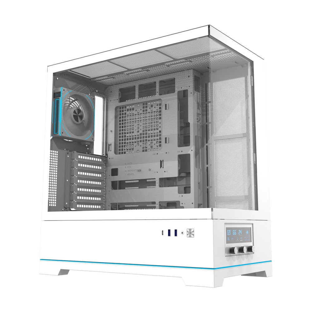 Vỏ Case DARKFLASH DY451 PRO ATX Trắng