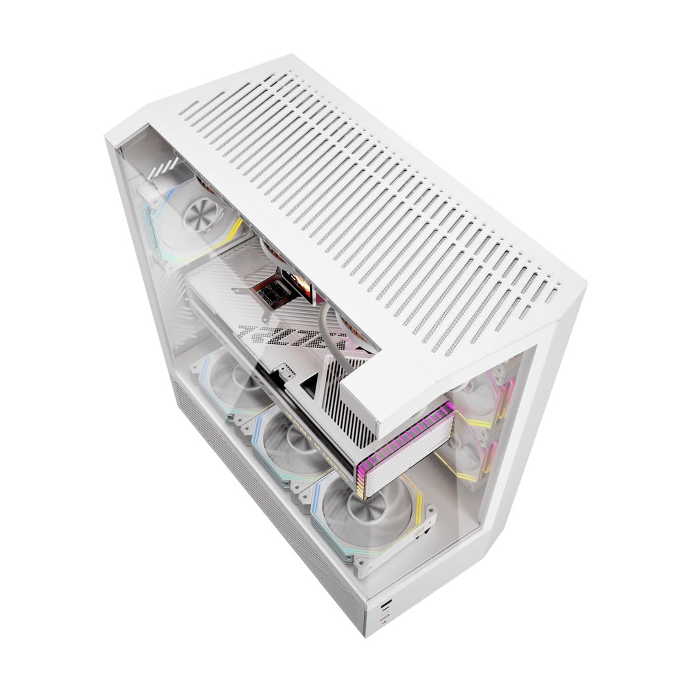 Vỏ Case Darkflash DY460 White (Mid Tower - ATX)