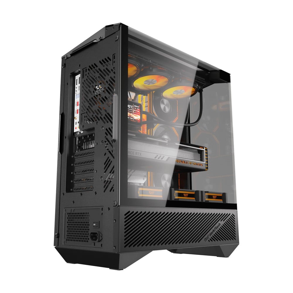 Vỏ Case Darkflash DY460 Black (Mid Tower - ATX)