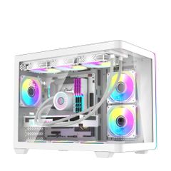Vỏ Case DARKFLASH L285M M-ATX Trắng