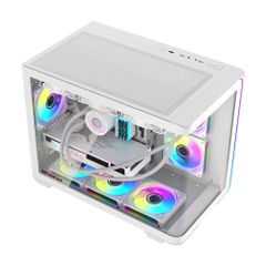 Vỏ Case DARKFLASH L285M M-ATX Trắng