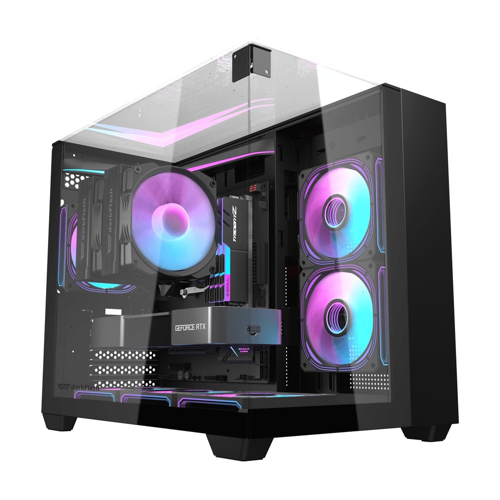 Vỏ Case DARKFLASH TH285M M-ATX Đen