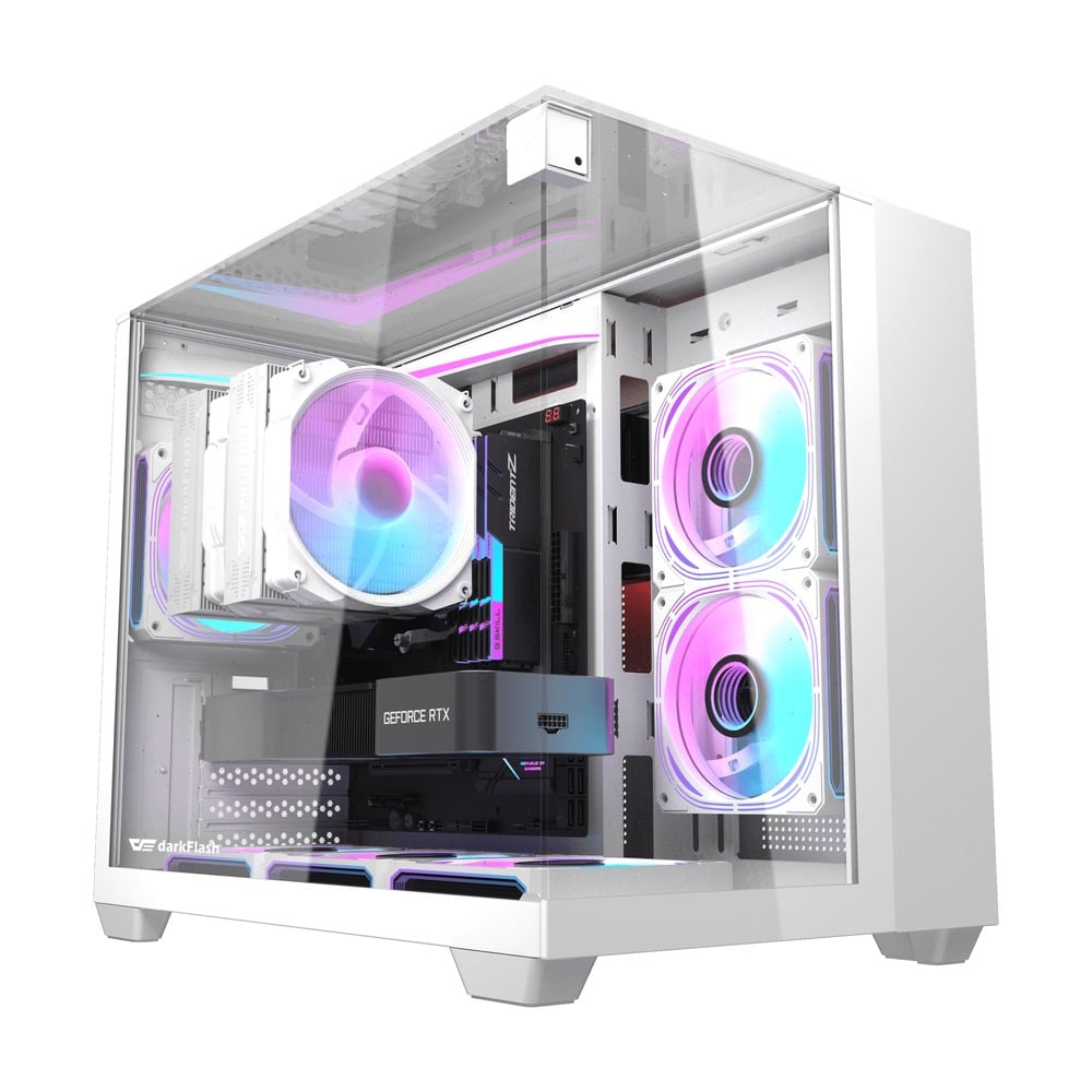 Vỏ Case DARKFLASH TH285M M-ATX Trắng