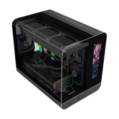 Vỏ Case ESGASMING Aircraft 007 Ultra-Cool Display (Sẵn 3 Fan + Hub ARGB )