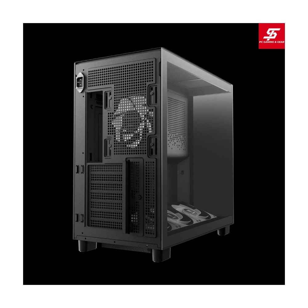 Vỏ Case Gamdias ATLAS M4 ATX Đen Sẵn 4 Fan ARGB
