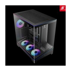 Vỏ Case Gamdias ATLAS P6 CG ATX Đen Sẵn 4 Fan ARGB