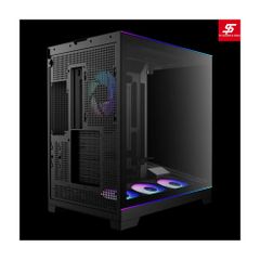 Vỏ Case Gamdias ATLAS P6 CG ATX Đen Sẵn 4 Fan ARGB