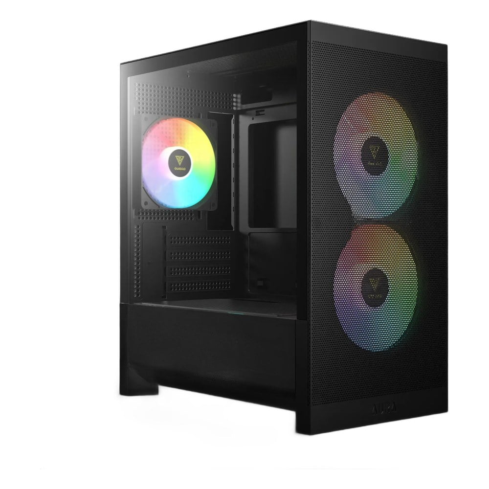 Vỏ Case Gamdias Aura GC15M M-ATX Đen Sẵn 3 Fan ARGB